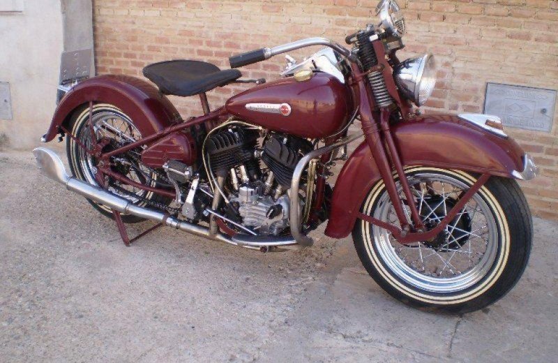 Harley davidson donkerrood 1